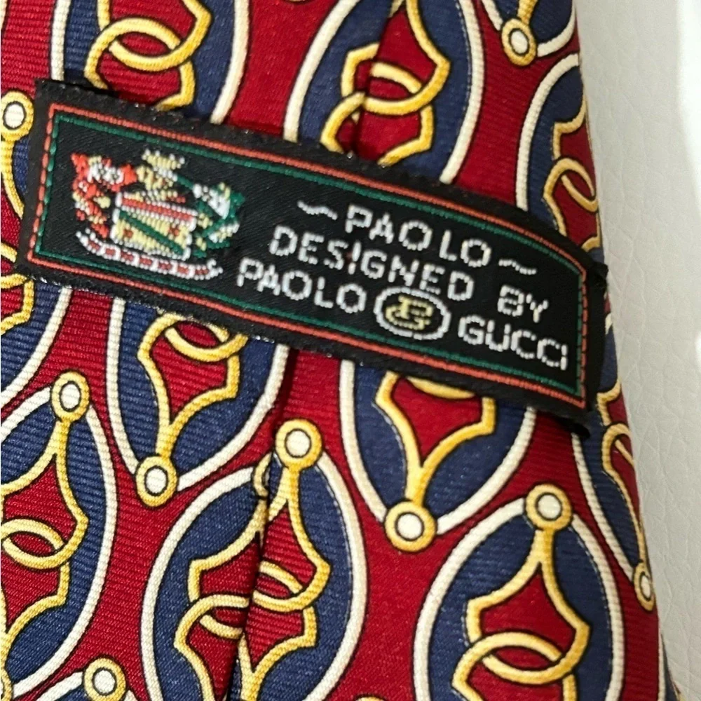 Paolo Gucci men’s silk tie made in Italy